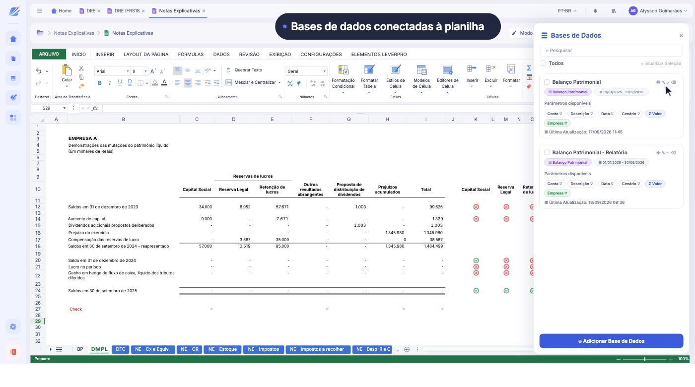 As notas explicativas escritas pelo Doc AI ao lado da demonstração.